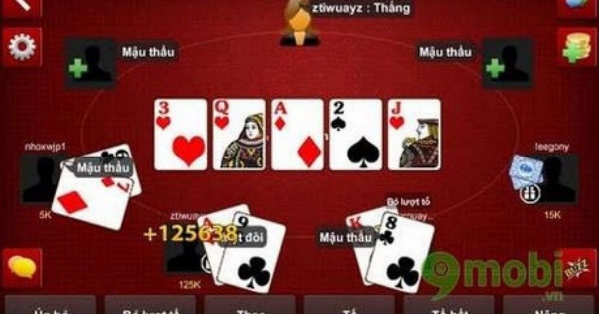 Top những game đánh bài phổ biến tại Kubet